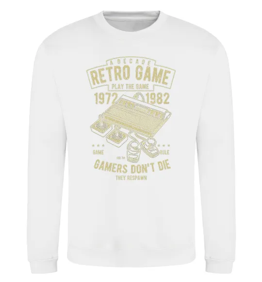 Світшот Retro Game Білий фото