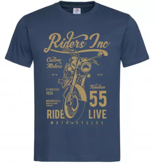 Мужская футболка Riders Темно-синий фото