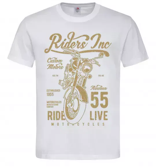 Мужская футболка Riders Белый фото