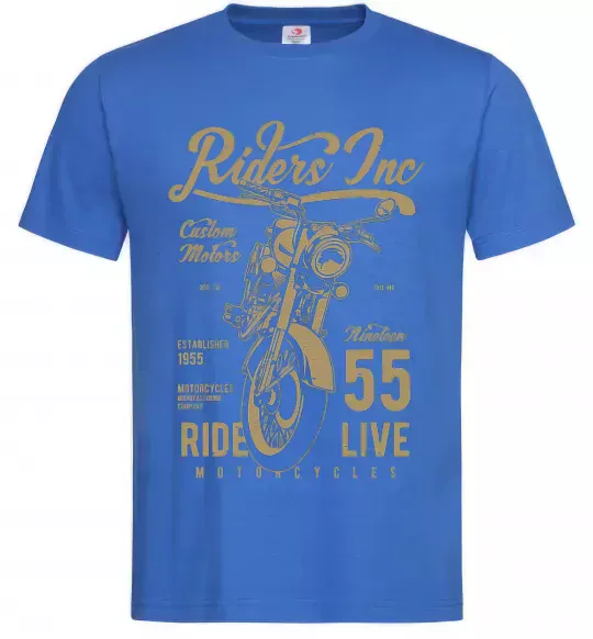 Мужская футболка Riders Ярко-синий фото