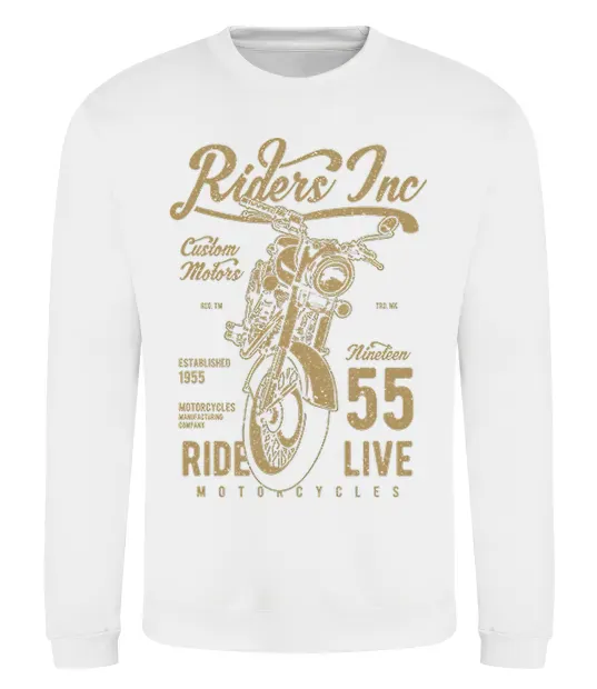 Світшот Riders Білий фото