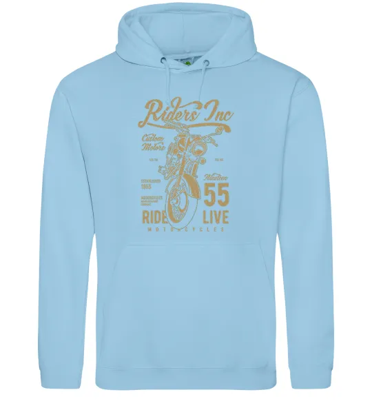 Чоловіча толстовка (худі) Riders Блакитний фото