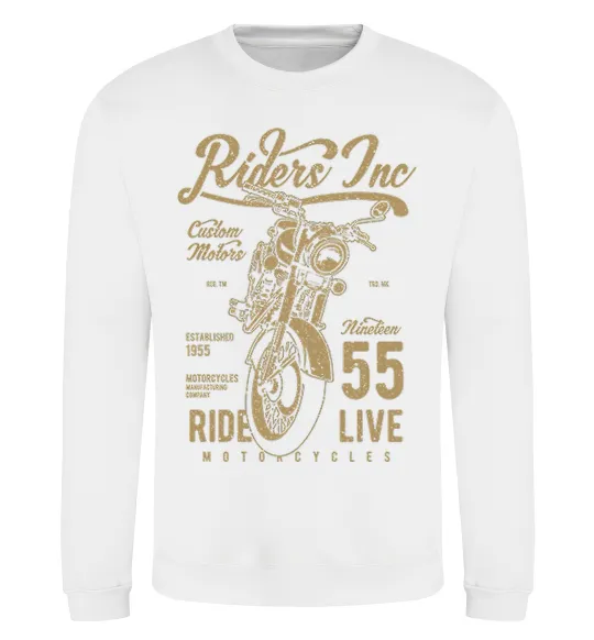 Світшот Riders Білий фото