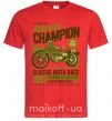 Мужская футболка Road Race Champion Красный фото