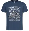 Мужская футболка Super Racer Motorcycle Темно-синий Мужская футболка Super Racer Motorcycle Темно-синий фото
