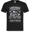 Мужская футболка Super Racer Motorcycle Черный Мужская футболка Super Racer Motorcycle Черный фото