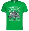 Мужская футболка Super Racer Motorcycle Зеленый Мужская футболка Super Racer Motorcycle Зеленый фото