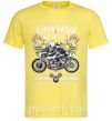 Мужская футболка Super Racer Motorcycle Лимонный фото