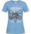 Женская футболка Super Racer Motorcycle Голубой Женская футболка Super Racer Motorcycle Голубой фото
