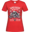Женская футболка Super Racer Motorcycle Красный Женская футболка Super Racer Motorcycle Красный фото