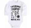 Детский боди Taekwondo World Белый фото