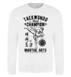 Світшот Taekwondo World Білий фото