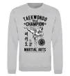 Світшот Taekwondo World Сірий меланж фото