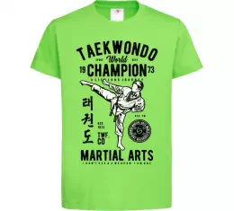 Детская футболка Еволюція тхеквондо Белый фото