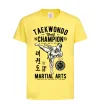 Дитяча футболка Taekwondo World Лимонний фото