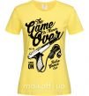 Жіноча футболка The Game Is Never Over Лимонний фото