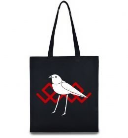 Еко-сумка Птичка белая