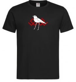 Мужская футболка Птичка белая Мужская футболка Птичка белая