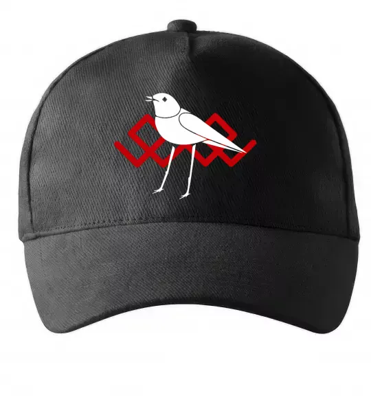 Кепка Птичка белая Чорний фото