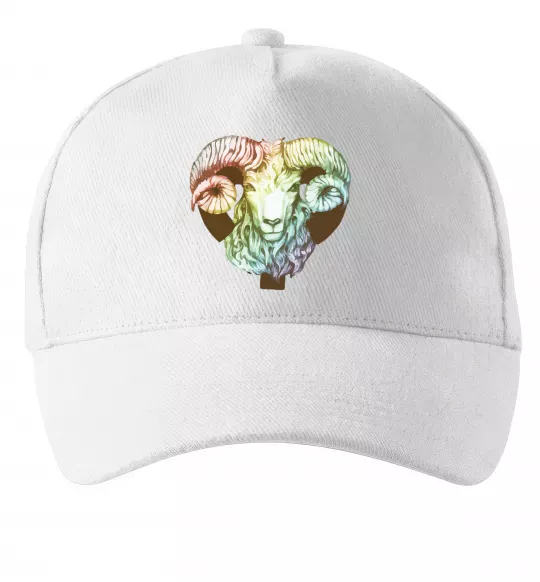 Кепка Овен знак зодіаку Белый фото