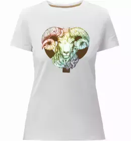 Жіноча преміум футболка Aries stars Чорний фото