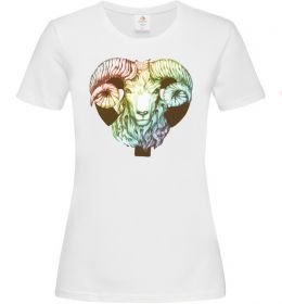 Женская футболка Овен знак зодіаку