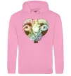 Женская толстовка (худи) Овен знак зодіаку Розовый фото
