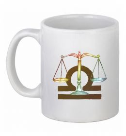 Чашка керамическая Терези знак зодіаку Чашка керамическая Терези знак зодіаку