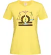Женская футболка Терези знак зодіаку Лимонный фото