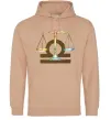 Чоловіча толстовка (худі) Терези знак зодіаку Пісочний Чоловіча толстовка (худі) Терези знак зодіаку Пісочний фото