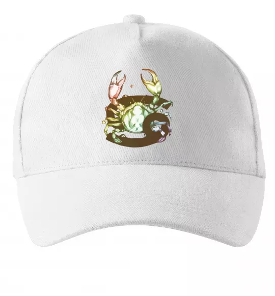 Кепка Рак знак зодіаку Белый фото