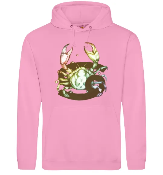 Жіноча толстовка (худі) Рак знак зодіаку Рожевий фото