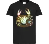 Дитяча футболка Рак знак зодіаку Чорний фото