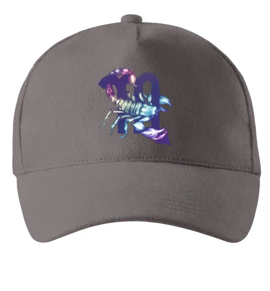 Кепка Скорпіон знак зодіаку Серый фото