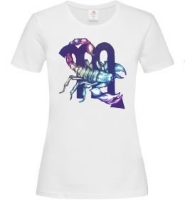 Женская футболка Скорпіон знак зодіаку