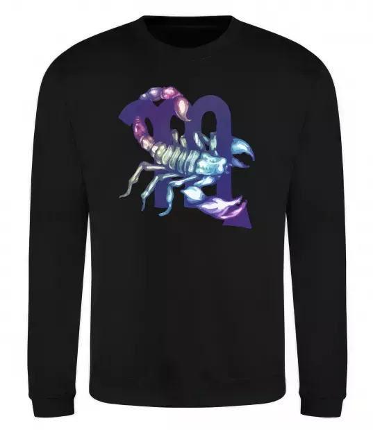 Свитшот Скорпіон знак зодіаку Черный фото