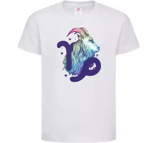 Детская футболка Козеріг знак зодіаку Белый фото