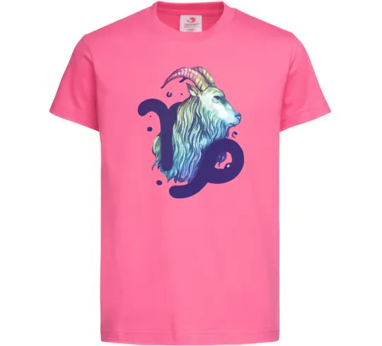 Детская футболка Козеріг знак зодіаку Ярко-розовый фото