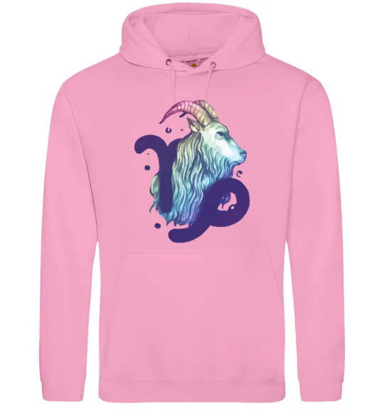 Жіноча толстовка (худі) Козеріг знак зодіаку Рожевий фото