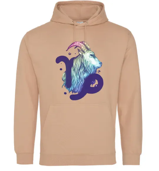 Жіноча толстовка (худі) Козеріг знак зодіаку Пісочний фото