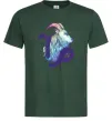 Чоловіча футболка Козеріг знак зодіаку Темно-зелений фото