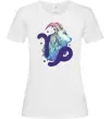 Жіноча футболка Козеріг знак зодіаку Білий Жіноча футболка Козеріг знак зодіаку Білий фото