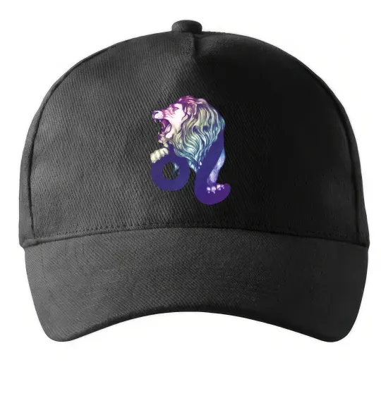 Кепка Лев знак зодіаку Чорний фото