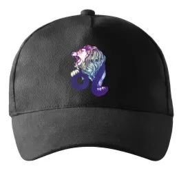 Кепка Лев знак зодіаку Чорний фото