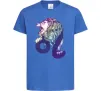 Дитяча футболка Лев знак зодіаку Яскраво-синій фото