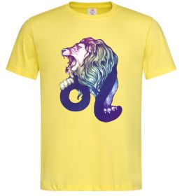 Чоловіча футболка Лев знак зодіаку