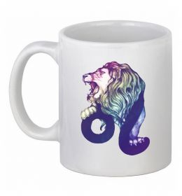 Чашка керамическая Лев знак зодіаку Чашка керамическая Лев знак зодіаку