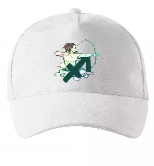 Кепка Стрілець знак зодіаку Белый фото