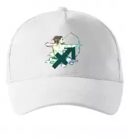 Кепка Стрілець знак зодіаку Білий фото