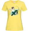 Женская футболка Стрілець знак зодіаку Лимонный фото